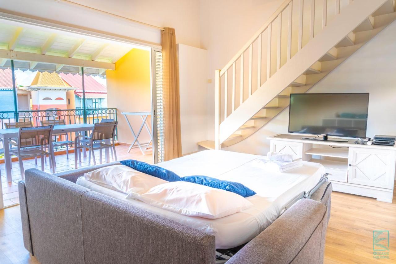 Superbe Appartement En Duplex En Residence - Caye D'Argent Le Gosier  Zewnętrze zdjęcie